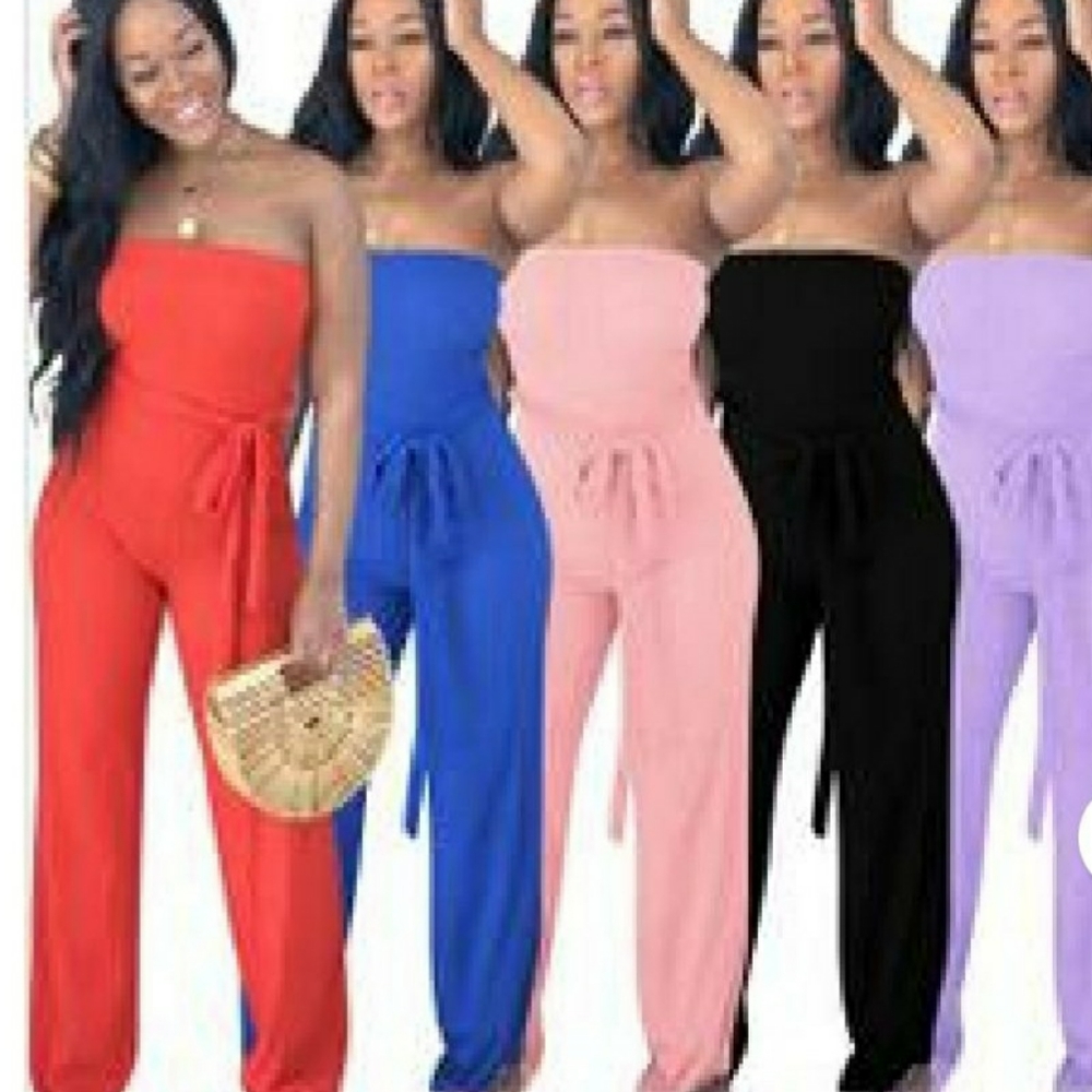 Cute Pink Womens Jumpsuit